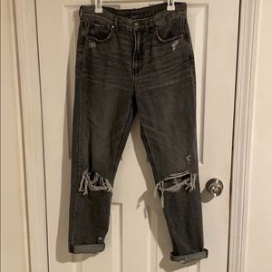 American eagle high waisted mom jeans